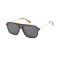 Carlton - Aviator Brown Clip On Sunglasses for Men & Women